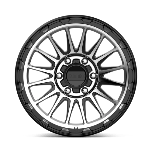 KM542 18X9 6X5.5 S-BLK MACH 00MM