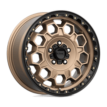 Load image into Gallery viewer, KM545 17X9 6X5.5 M-BRZ BLK LP -12MM