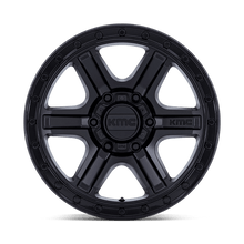 Load image into Gallery viewer, OUTRUN 17X8.5 6X135 87 +18 MBLK GBLK-LP