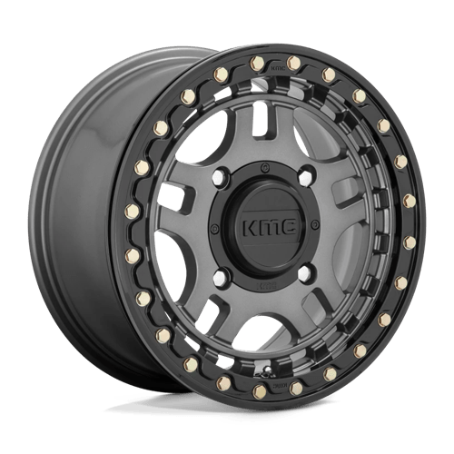 RECON UTV BL 14X7 4X137 G-MTL BLK-RG +38