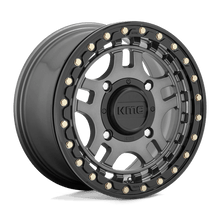 Load image into Gallery viewer, RECON UTV BL 15X7 4X137 G-MTL BLK-RG +38
