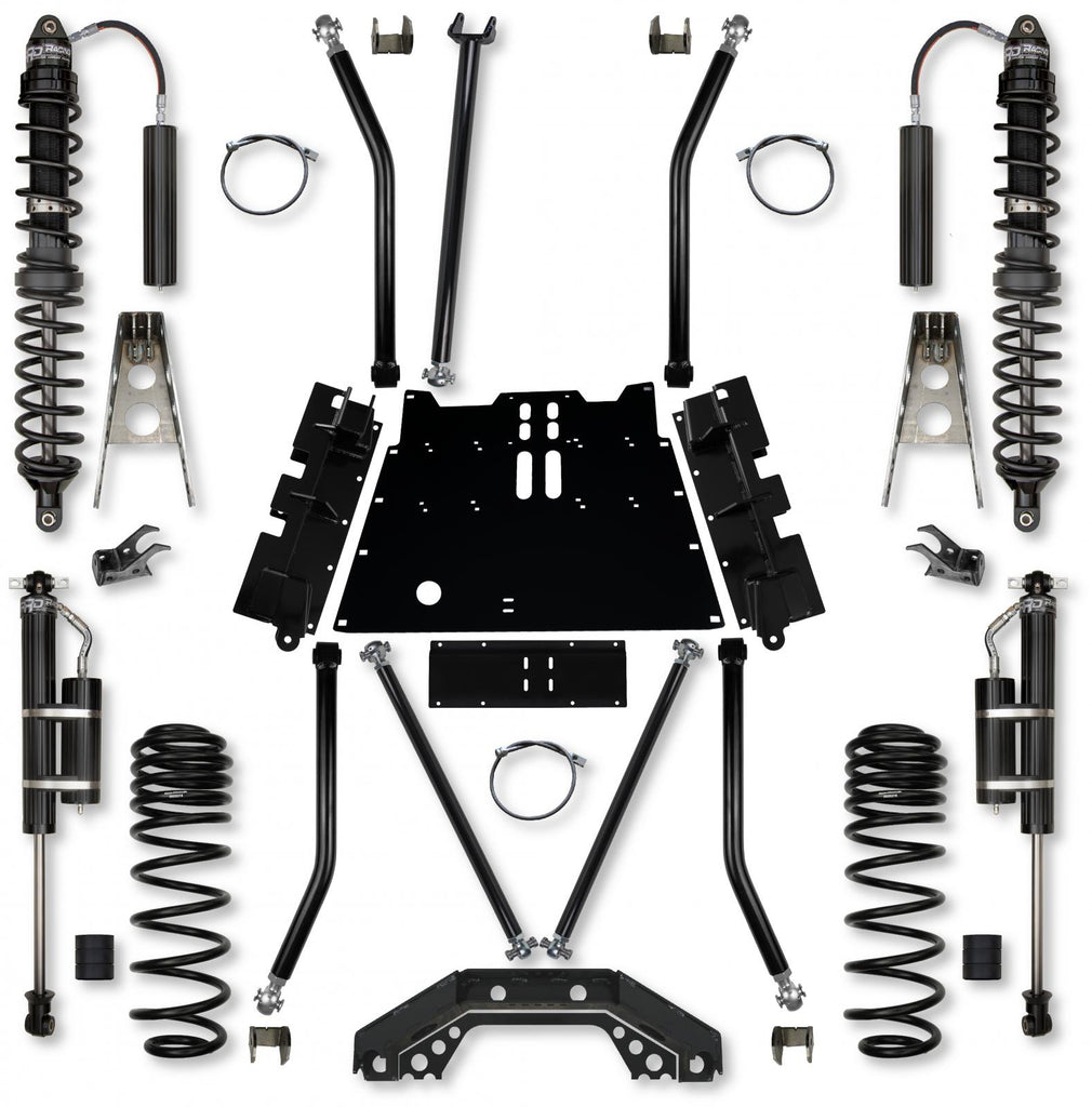 4.5 Inch X-Factor X2 Flat-Belly Coilover Long-Arm Suspension System For Jeep Wrangler LJ Rock Krawler