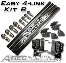 Load image into Gallery viewer, Easy 4 Link Kit B No Tube All 1.25 Inch Rod Ends Artec Industries