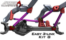 Load image into Gallery viewer, Easy 3 Link Kit G Adjustable Upper link No Tubing Outside Frame Centered Front Passenger Rear Driver Artec Industries