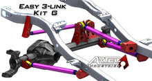 Load image into Gallery viewer, Easy 3 Link Kit G Adjustable Upper link Yes Outside Frame Offset Front Passenger Rear Driver Artec Industries
