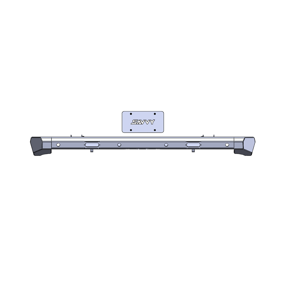 2020-2026 JEEP JT GLADIATOR REAR BUMPER (ALUMINUM KRAWLER LITE) SAVVY OFFROAD