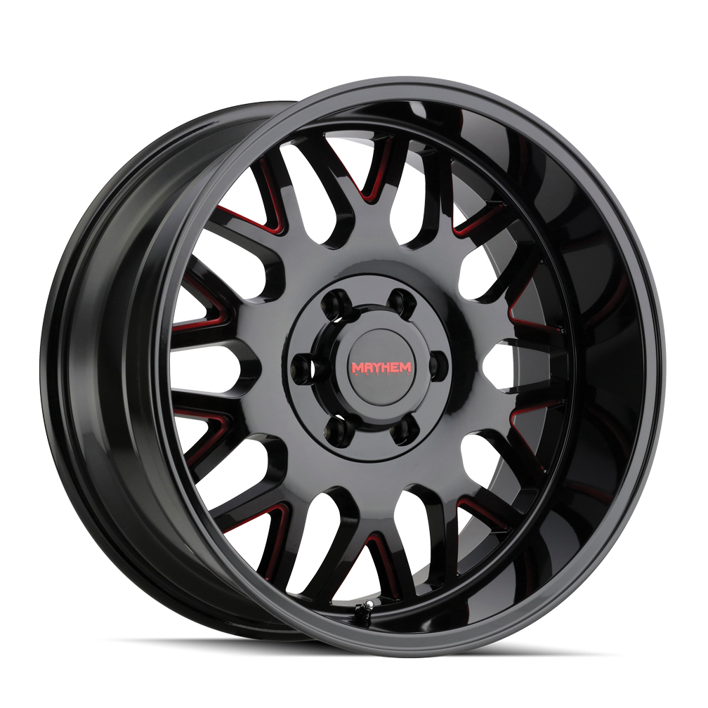 TRIPWIRE (8110) GLOSS BLACK MILLED PRISM RED