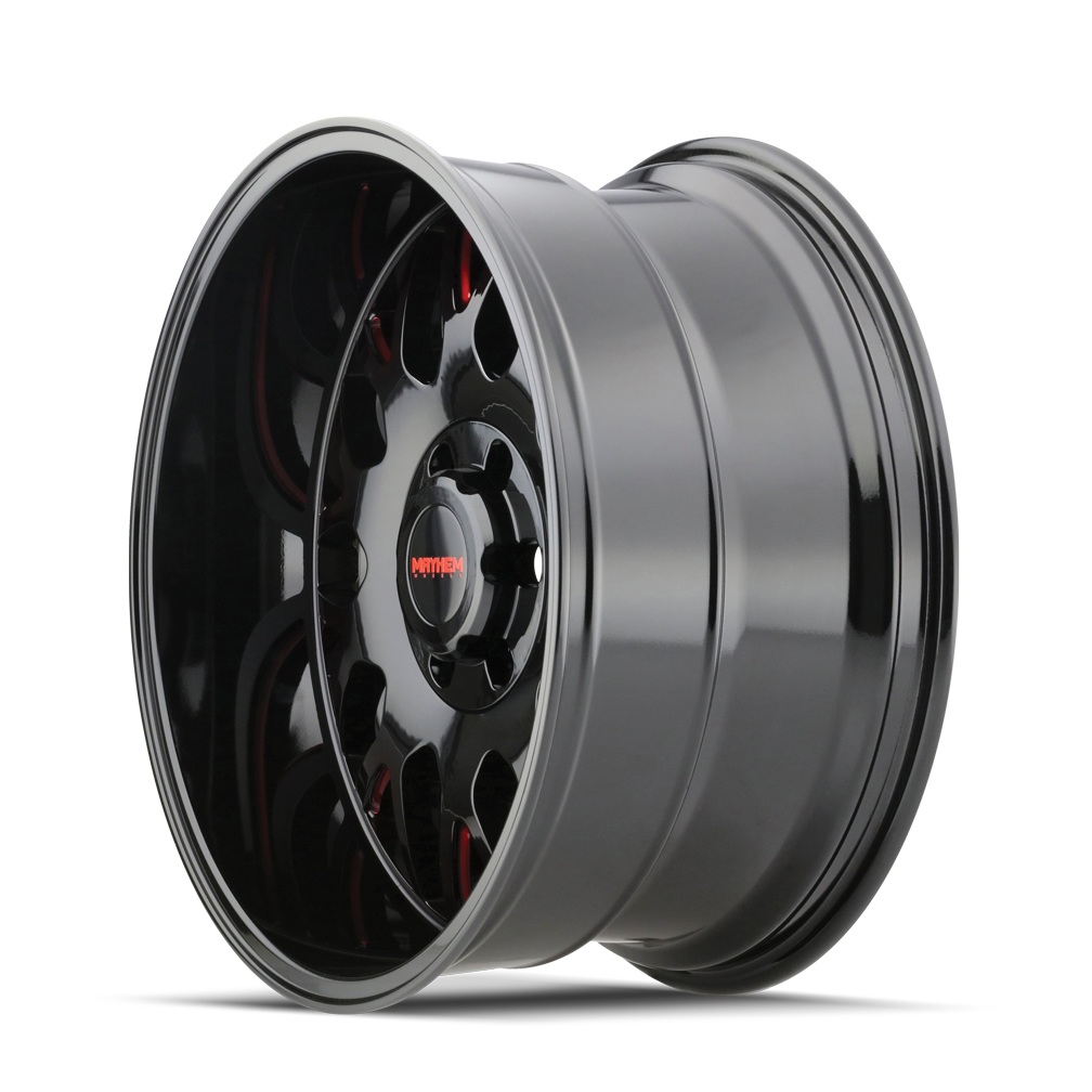 TRIPWIRE (8110) GLOSS BLACK MILLED PRISM RED