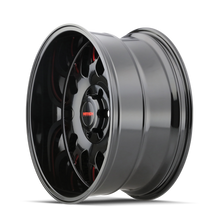 Load image into Gallery viewer, TRIPWIRE (8110) GLOSS BLACK MILLED PRISM RED