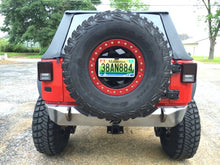 Load image into Gallery viewer, Jeep JK Rear Stubby Bumper 07-18 Wrangler JK Bare Steel Motobilt