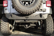 Load image into Gallery viewer, Jeep JK Rear Stubby Bumper 07-18 Wrangler JK Bare Steel Motobilt