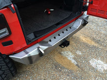 Load image into Gallery viewer, Jeep JK Rear Stubby Bumper 07-18 Wrangler JK Bare Steel Motobilt