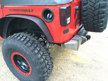 Load image into Gallery viewer, Jeep JK Rear Stubby Bumper 07-18 Wrangler JK Bare Steel Motobilt