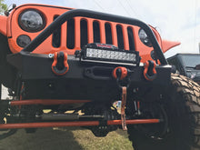 Load image into Gallery viewer, Jeep JK Front Bumper W/Stinger 07-18 Wrangler JK Crusher Series Bare Steel Motobilt