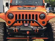 Load image into Gallery viewer, Jeep JK Front Bumper W/Stinger 07-18 Wrangler JK Crusher Series Bare Steel Motobilt
