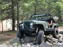 Load image into Gallery viewer, Jeep CJ Front Stubby Bumper W/Stinger Bare Steel Motobilt