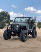 Load image into Gallery viewer, Jeep CJ Front Stubby Bumper W/Stinger Bare Steel Motobilt