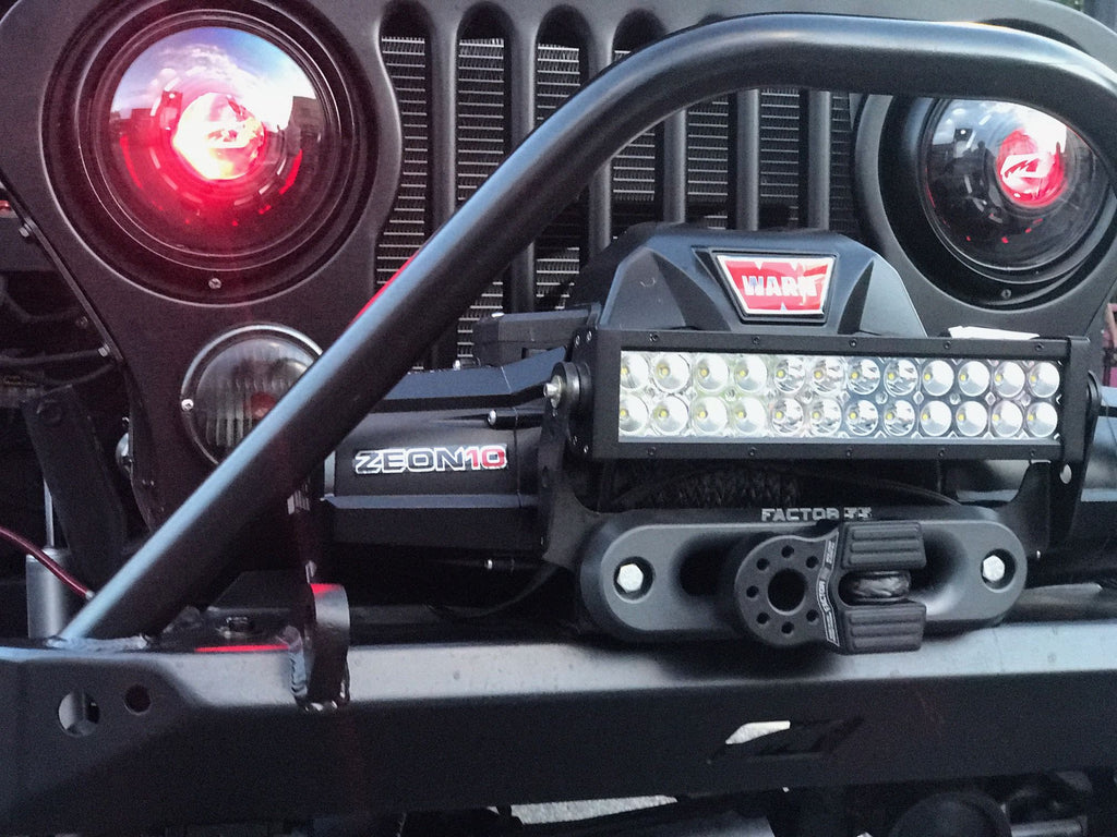 Jeep CJ Mid Width Front Bumper W/Stinger Bare Steel Motobilt