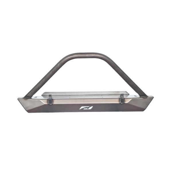 Jeep YJ / TJ / LJ Mid-Width Front Bumper W/Stinger Bare Steel Motobilt