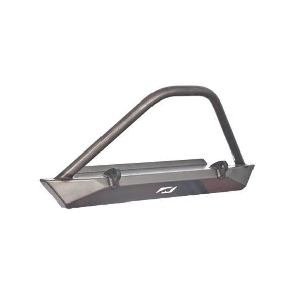 Jeep YJ / TJ / LJ Mid-Width Front Bumper W/Stinger Bare Steel Motobilt