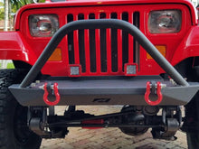 Load image into Gallery viewer, Jeep YJ / TJ / LJ Mid-Width Front Bumper W/Stinger Bare Steel Motobilt
