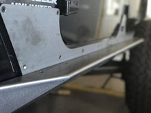 Load image into Gallery viewer, Jeep JK Unilimited Rocker Guards With Step 07-18 Wrangler JK Crusher Series Bare Steel Motobilt