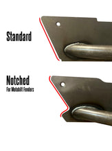 Load image into Gallery viewer, Rocker guards Fits Comp/Stretch Cut Corner Guards w/ Tube Step for Jeep TJ - Notched for Motobilt TJ Front Fenders Motobilt