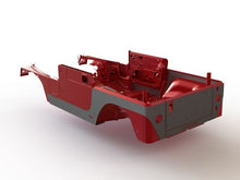 Load image into Gallery viewer, Jeep TJ Rocker Guards For Comp and Stretch Cut Corners 97-06 Wrangler TJ Bare Steel Motobilt