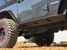 Load image into Gallery viewer, Jeep JK Rocker Guards W/Step 07-18 Wrangler JK Crusher Series Bare Steel Motobilt