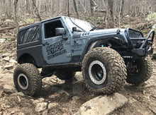 Load image into Gallery viewer, Jeep JK Rocker Guards W/Step 07-18 Wrangler JK Crusher Series Bare Steel Motobilt