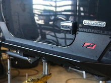 Load image into Gallery viewer, Jeep JK Rocker Guards W/Step 07-18 Wrangler JK Crusher Series Bare Steel Motobilt