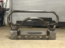 Load image into Gallery viewer, Jeep YJ TJ LJ Front Bumper W/Grill Hoop and Bull Bar Bare Steel Motobilt