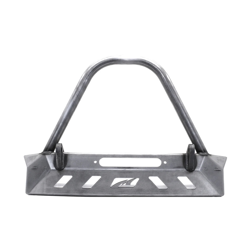 Jeep YJ TJ LJ Front Bumper W/Stinger Bare Steel Motobilt - MB1069-S - Motobilt