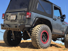 Load image into Gallery viewer, Jeep JK Rear Bumper 07-18 Wrangler JK Crusher Series Bare Steel Motobilt