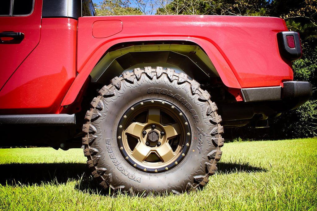 Rear Aluminum Inner Fenders for Jeep JT Gladiator Motobilt