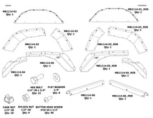 Load image into Gallery viewer, Rear Aluminum Inner Fenders for Jeep JT Gladiator Motobilt