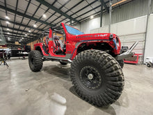 Load image into Gallery viewer, Frame Mounted Rocker Guards For 4 Door Jeep JL Bare Steel Motobilt