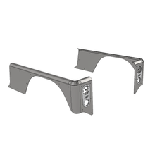 Load image into Gallery viewer, 15 inch Stretch Over the Rail Corner Armor for Jeep YJ Motobilt