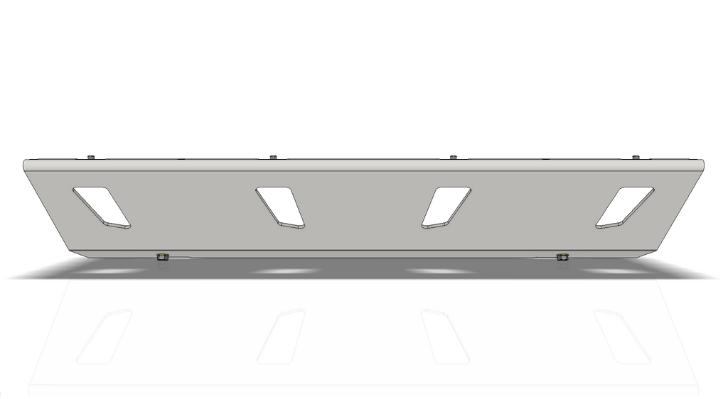 Skid Plate for Crusher Series HD Front Bumper for 18-Present Jeep JL Motobilt