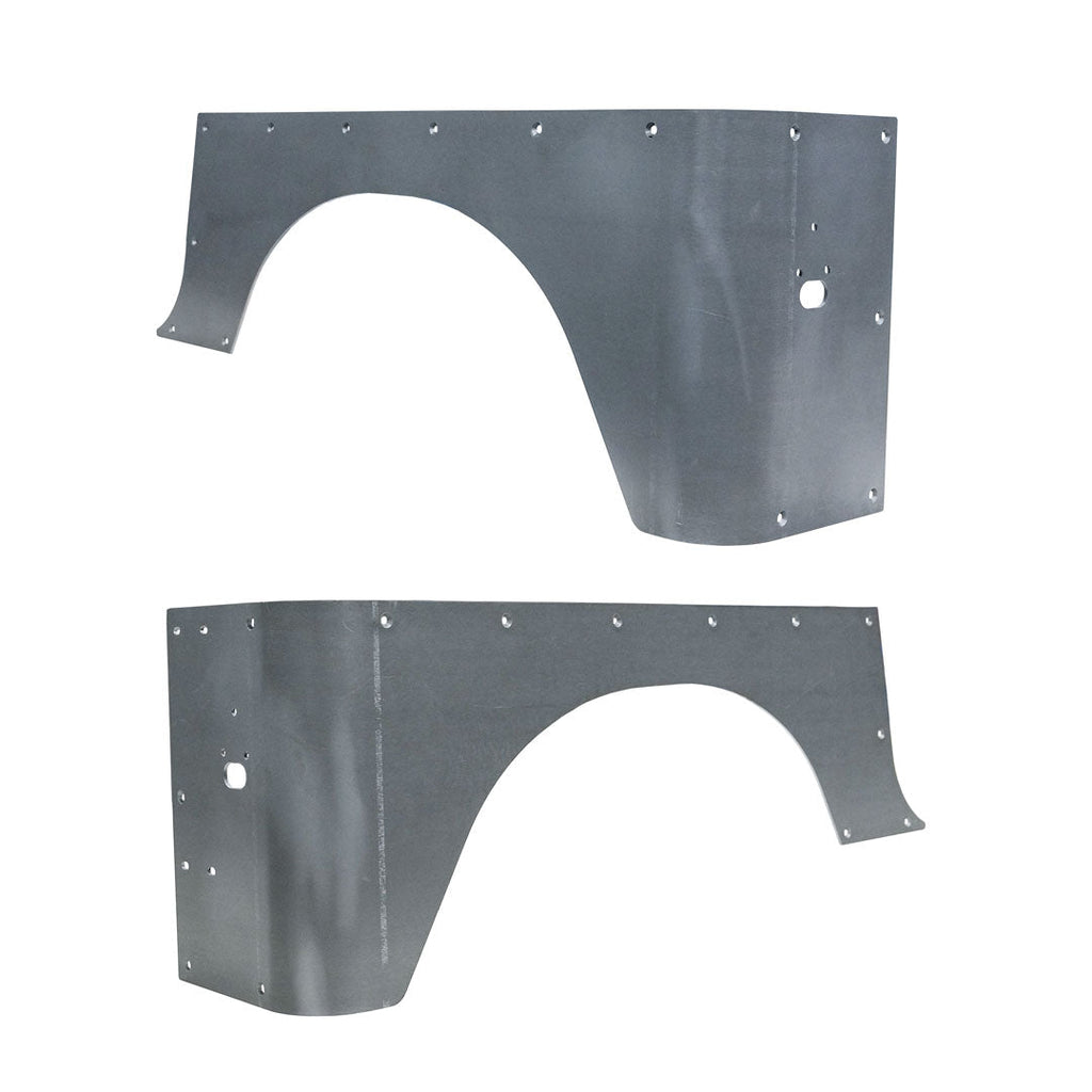 2 Inch Stretch Corner Armor for Jeep YJ 5 Inch Round LED Tail Light Steel Motobilt - MB1220-TL - Motobilt