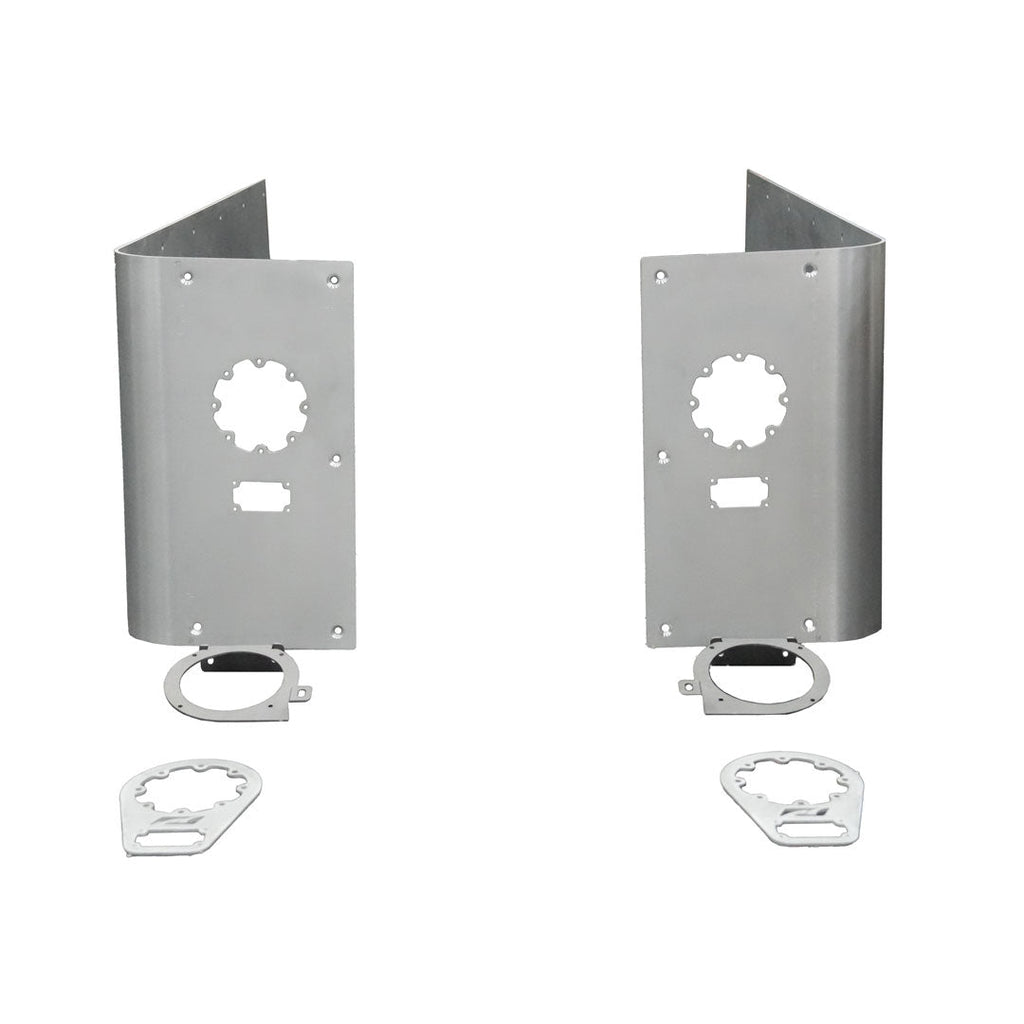 2 Inch Stretch Corner Armor for Jeep YJ 5 Inch Round LED Tail Light Aluminum Motobilt