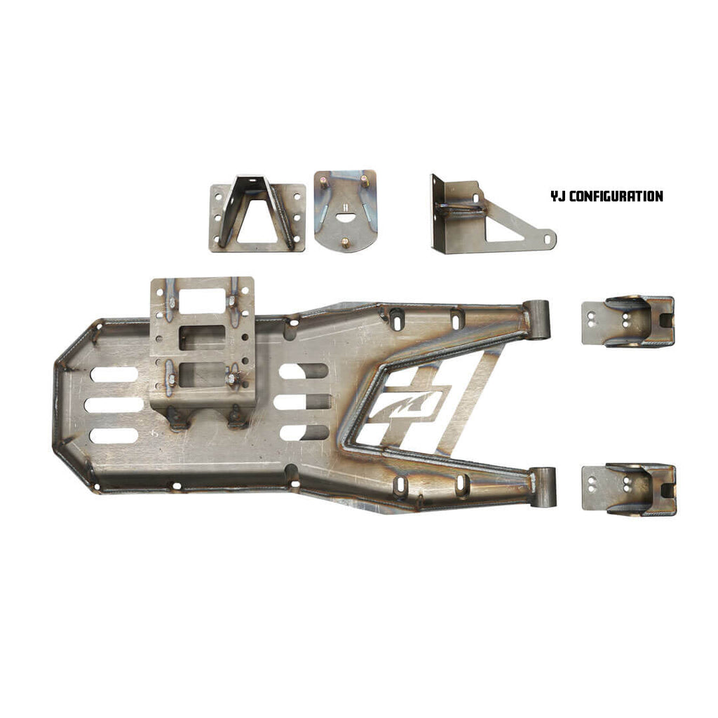 Body Mount Tire Carrier for Jeep YJ / TJ / LJ 8 x 170mm Motobilt