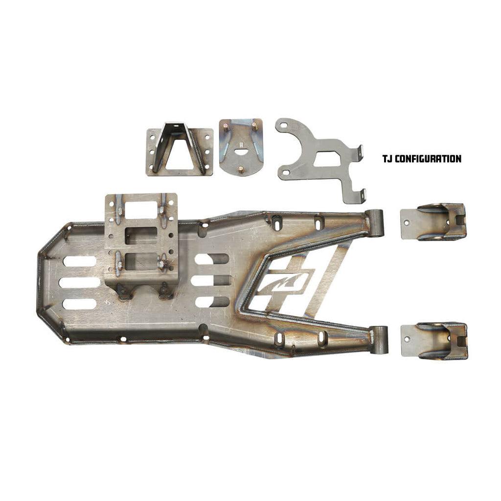 Body Mount Tire Carrier for Jeep YJ / TJ / LJ 5 x 4.5 Motobilt