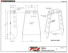Load image into Gallery viewer, Dual Rear Shock Towers Motobilt
