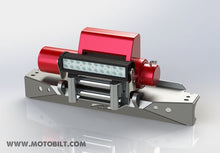 Load image into Gallery viewer, Winch Fairlead 13.5 LED Light Bar Mount Motobilt