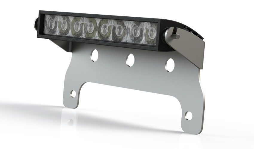 LED Fairlead Mount 10 Inch Single Row Motobilt