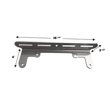 Load image into Gallery viewer, Light Mount for JK Tag Mount Raw Steel Motobilt