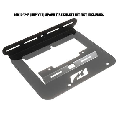 Tailgate Light Mount for MB1047 - Fits Jeep YJ/TJ Motobilt