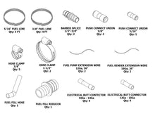 Load image into Gallery viewer, EVAP And Fuel Line Modification Kit For Rear Mounted Fuel Tank In Jeep JL Motobilt