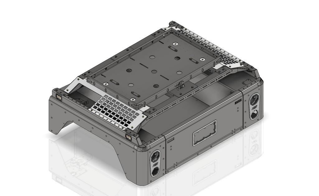 Motobed Tire Carrier Rack Cargo Rack Basket Adapter Motobilt